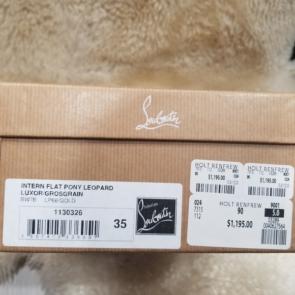 Christian Louboutin Pony Hair Flats - Picture 5 of 5